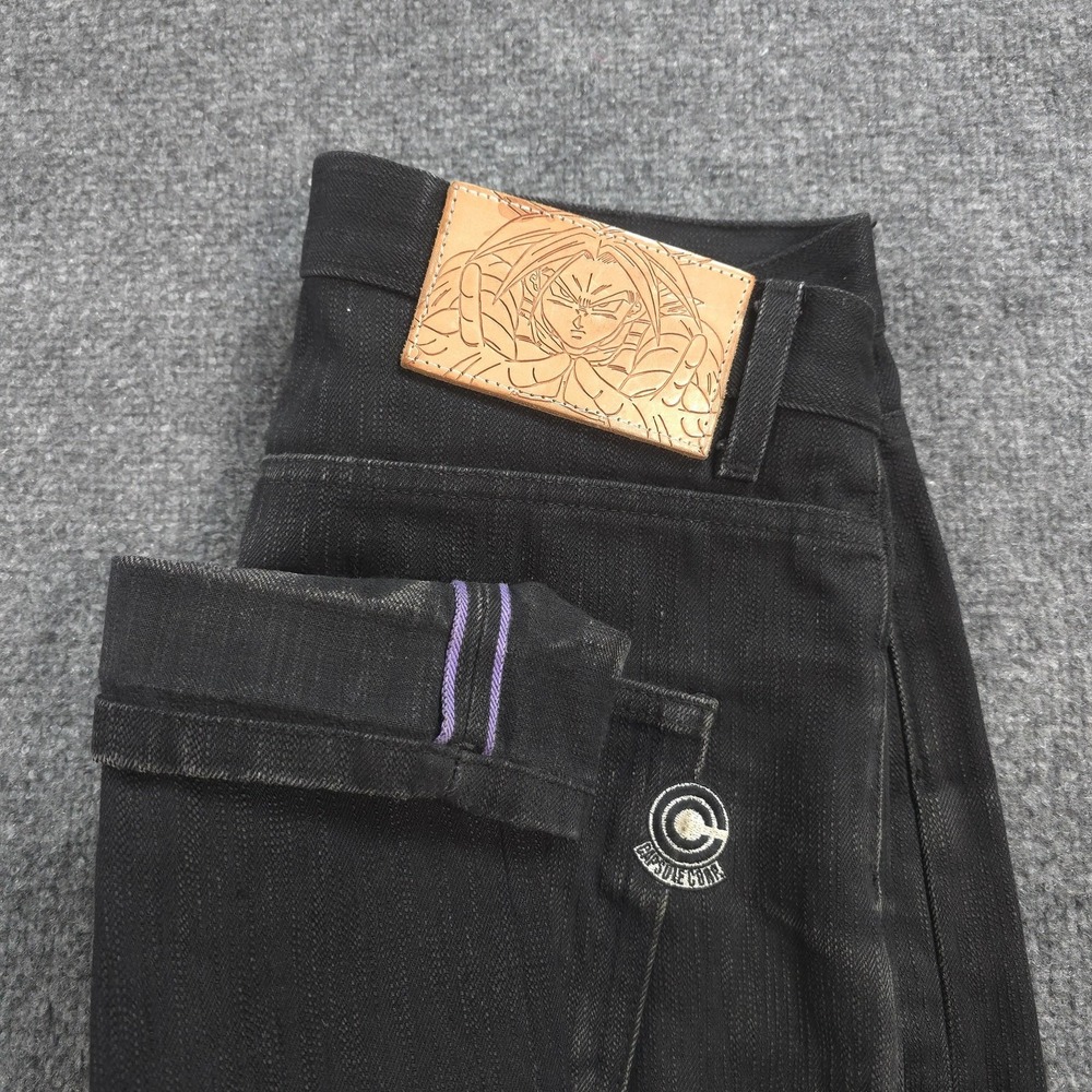 Naked & Famous Jeans Mens 31 Trunks Super Saiyan Japanese Selvedge Dragon Ball Z
